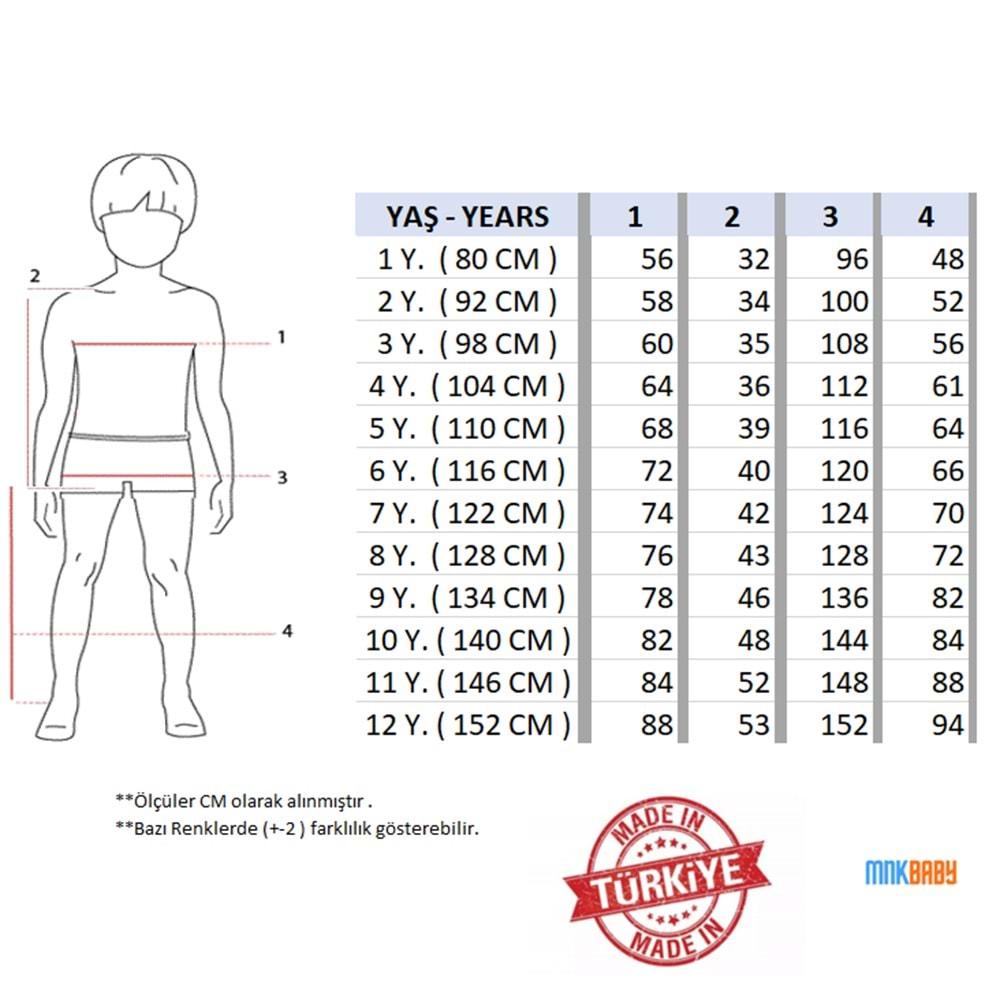 Tarz Gömlek Gabardin Pantolon Erkek Çocuk Takım MNK0422