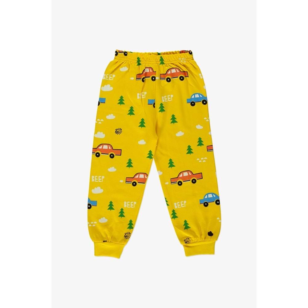 Baskılı İkiiplik Erkek Pijama Takım MNK0603