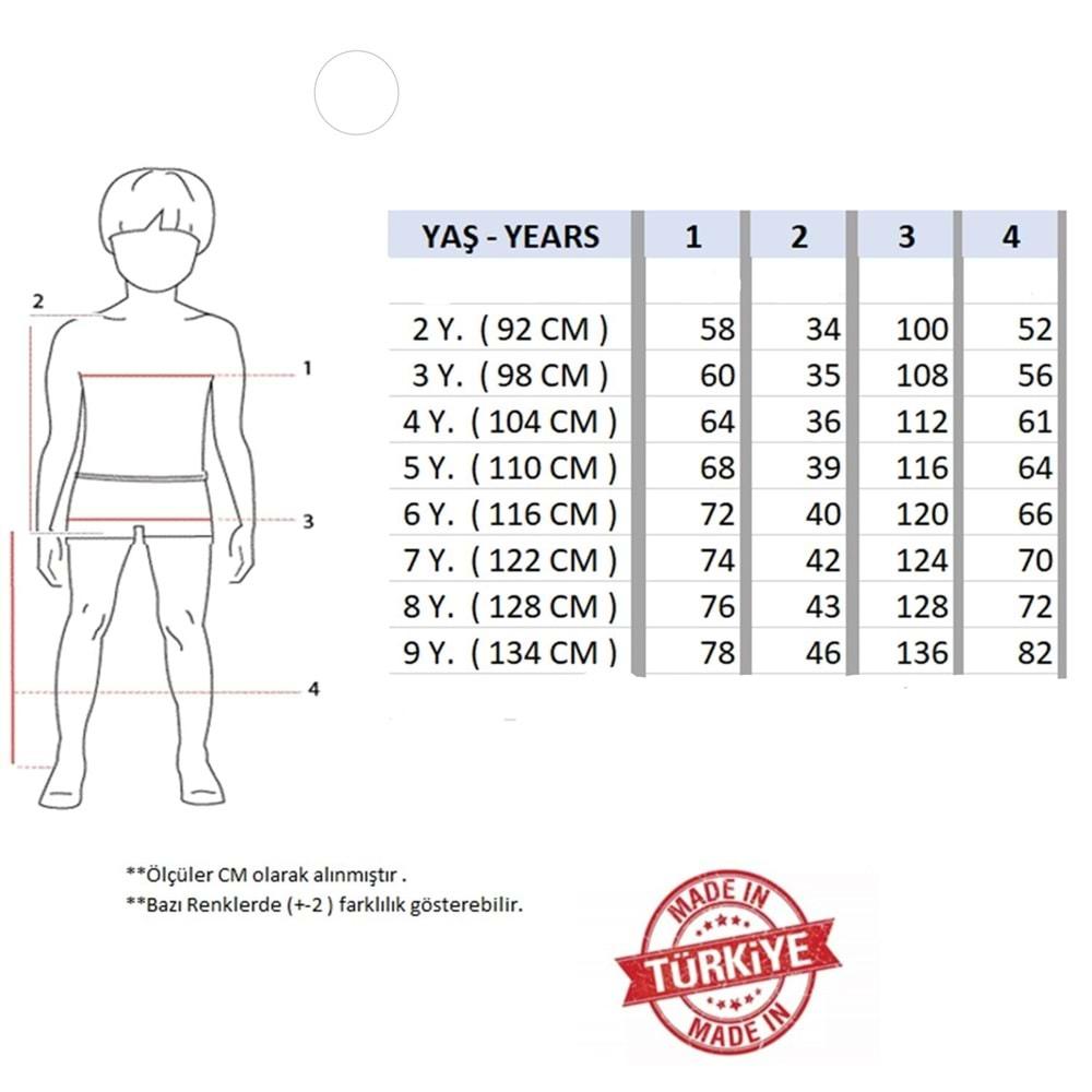 Keten Katlama Kol Gömlek, Gabardin Pantolon Takım MNK6359