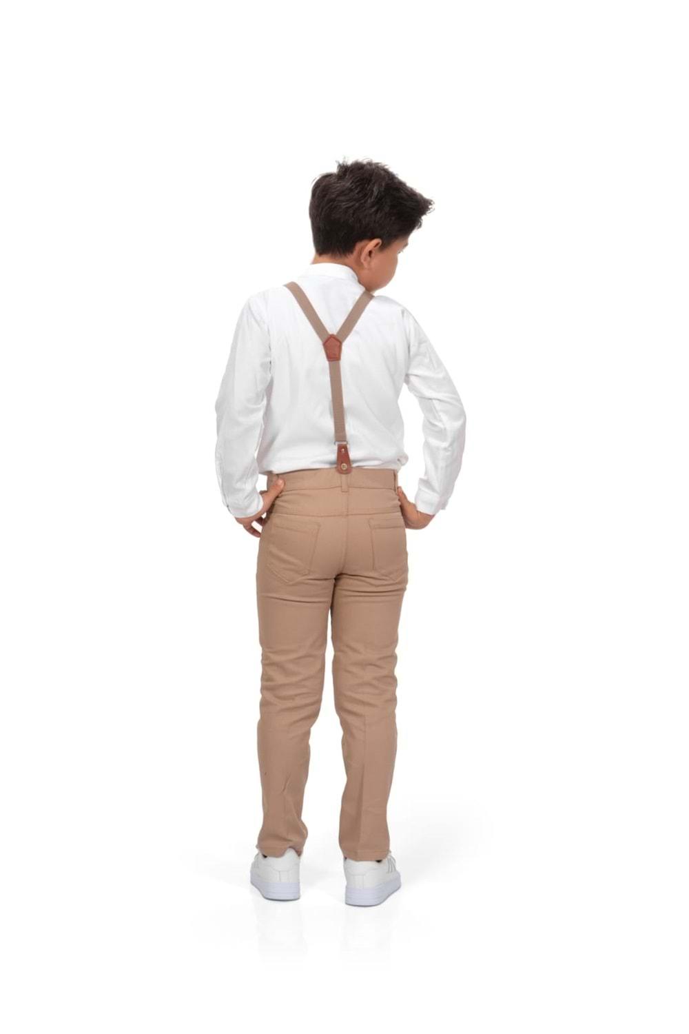 Oxford Gömlek Uzun Pantolon Erkek Çocuk Takımı