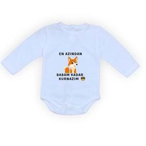 En Azından Babam Kadar Kurnazım Bebek Çıtçıtlı Body MNK0628