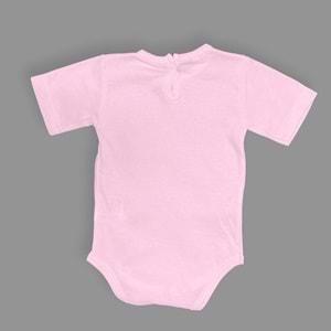 Baskılı Şef Kedi Bebek Çıtçıtlı Body - MNK0657-KOYU PEMBE-18 AY