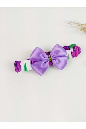 Purple Flower Kız Bebek Tulum