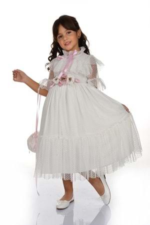 Kız Çocuk Çantalı Dönem Elbisesi