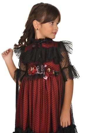 Kız Çocuk Çantalı Dönem Elbisesi