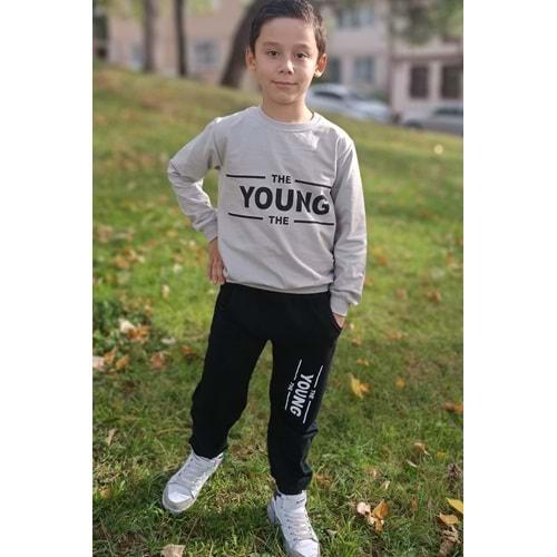 Young 2iplik Mevsimlik Çocuk Eşofman Takım MNK0552