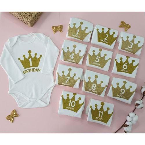 Kız Bebek Hatıra Badi Set 0/12 Ay PNPN1361KIZ