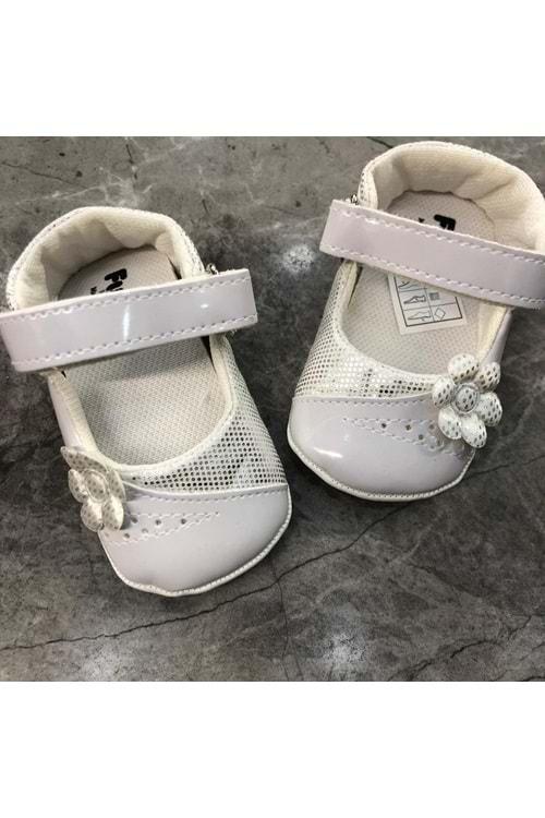 Funny Baby Beyaz Kız Babet Ayakkabı