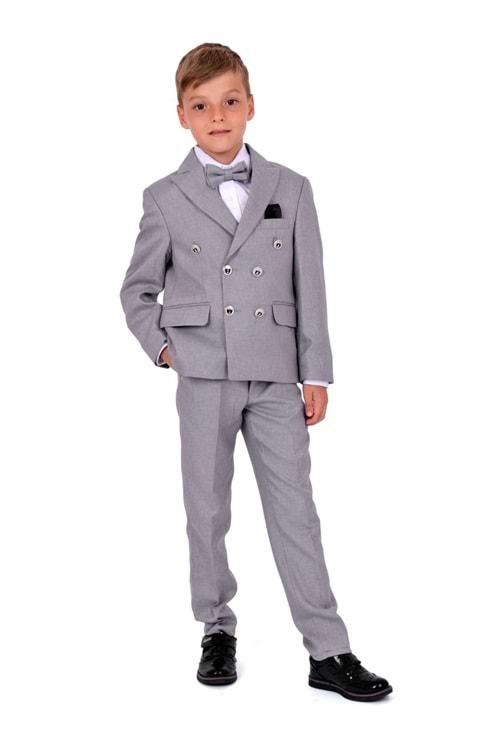 Kruvaze İtalyan Kesim Montero Erkek Çocuk Takım Elbise MNK5689